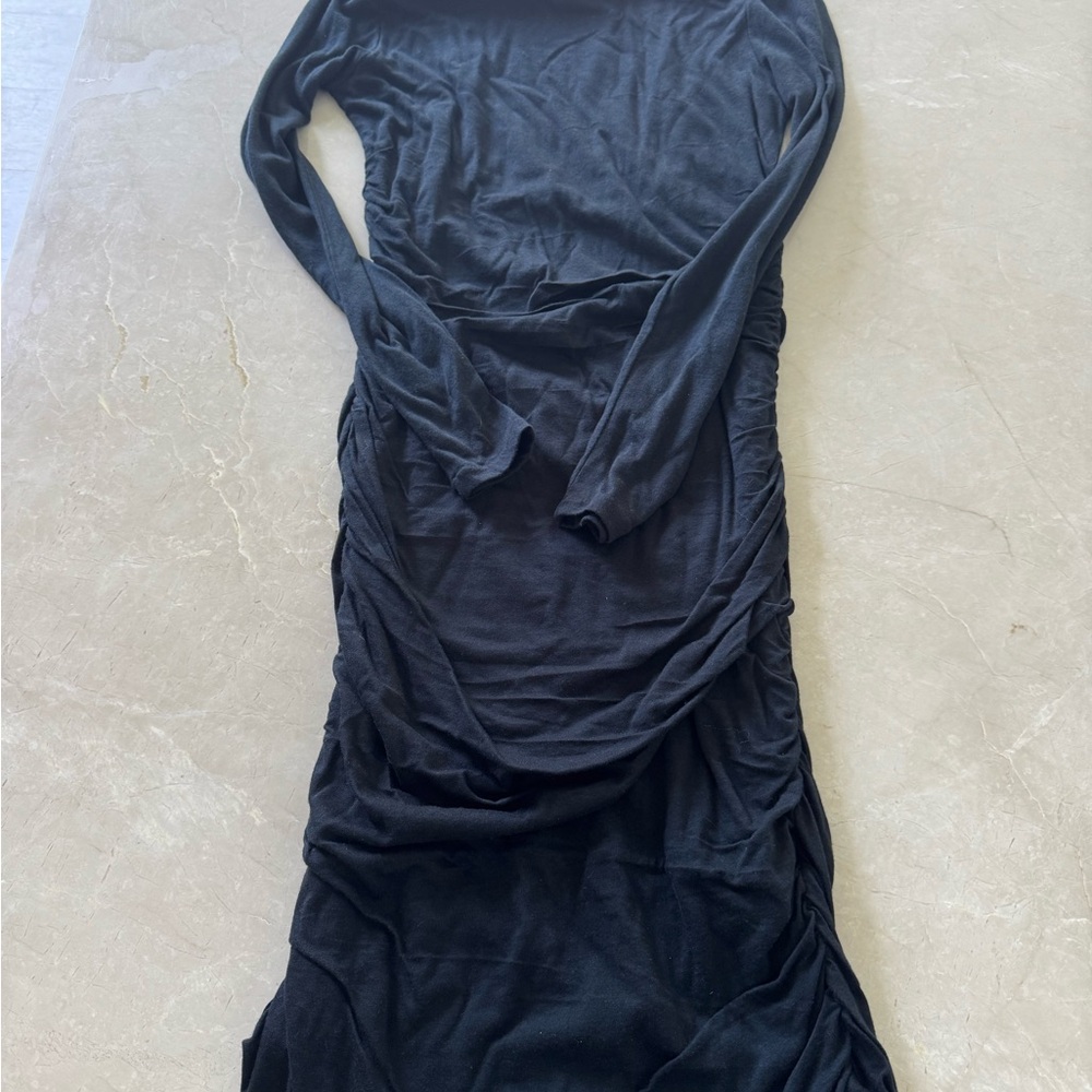 Pre-Owned Ralph Lauren Rugby Vintage Black T-Shirt dress. Medium.